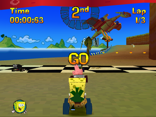 Nicktoons Racing screenshot 4 for Playstation